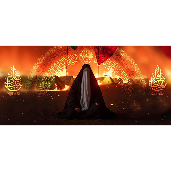 کتیبه مخمل محرمی کد ۰۵۰۱۶۲