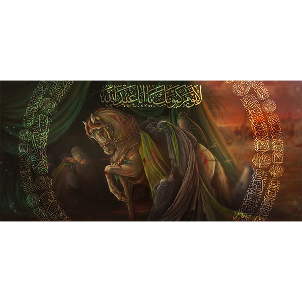 کتیبه مخمل محرمی کد ۰۵۰۱۶۶